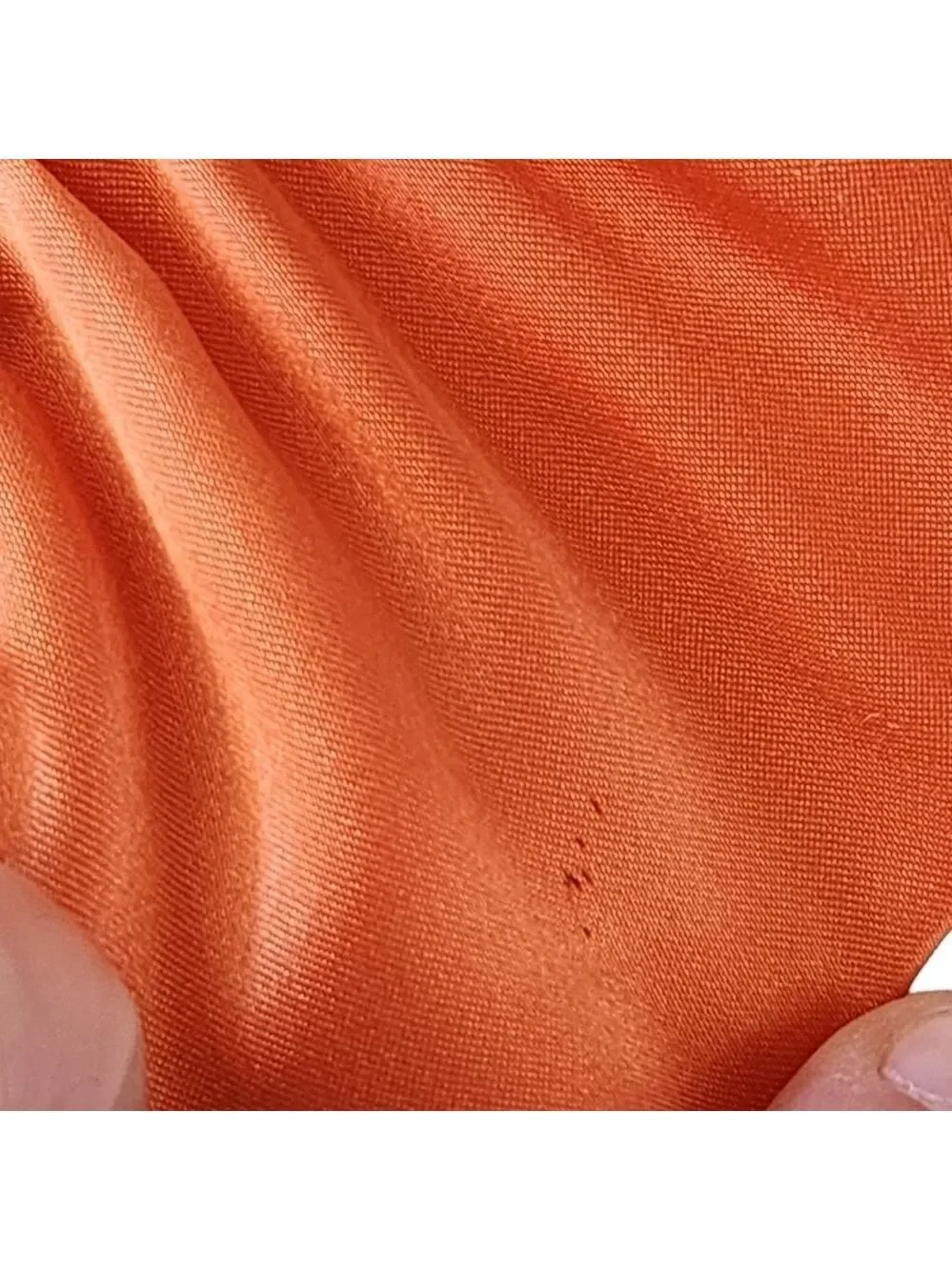 Razzle baby satin / plush Minky wooby security baby blanket floral pink & orange